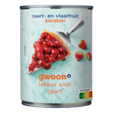 g'woon taart- en vlaaifruit aardbei